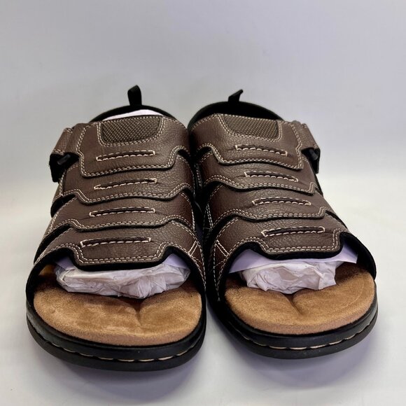 Dockers Shorewood Sandals Mens Size 10M Brown Fisherman Comfort Casual Shoes - Picture 3 of 12